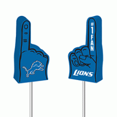 Detroit Lions #1 Car Antenna Topper Finger (Auto Accessory) (NFL)